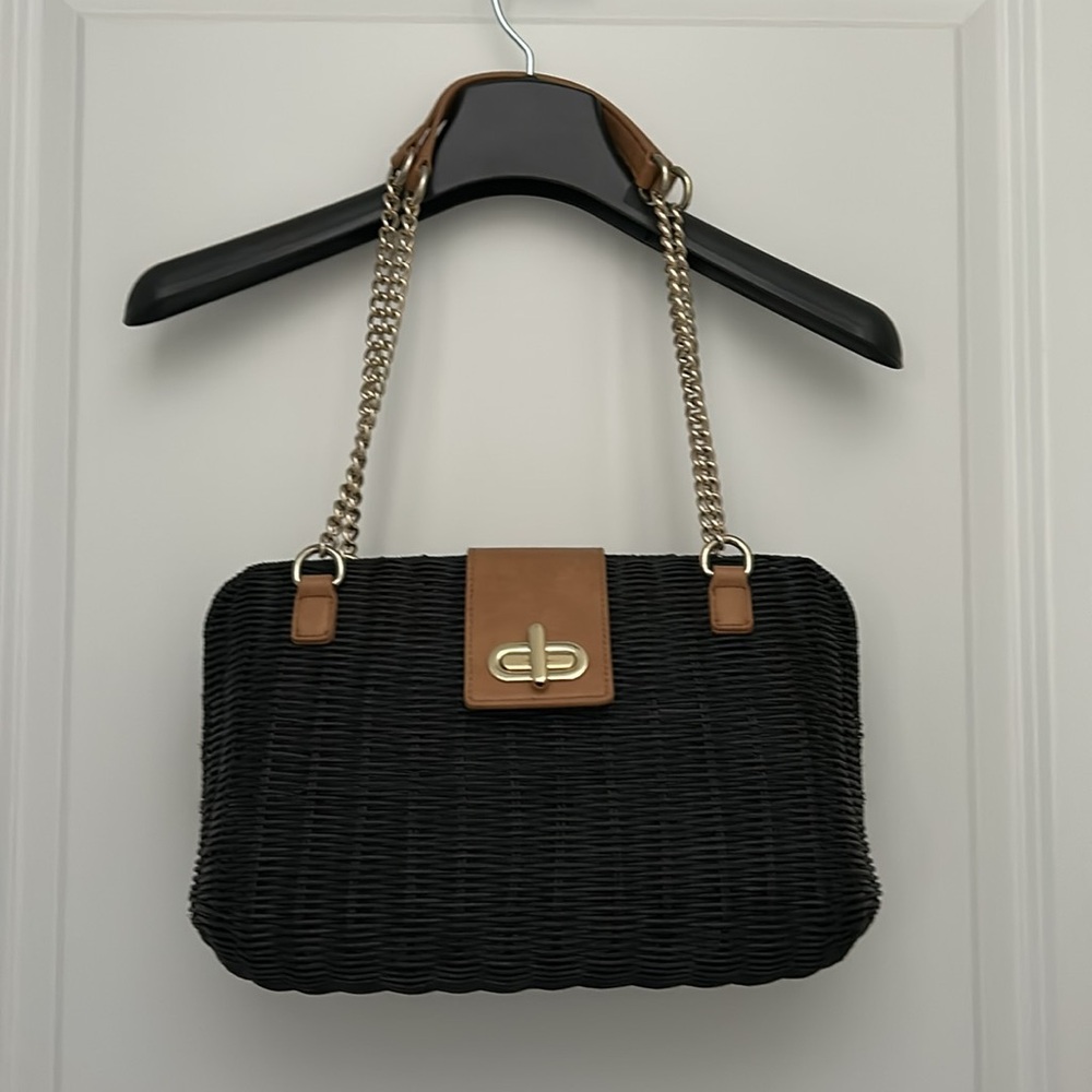 Talbots Black Rattan Bag - Picture 14 of 16